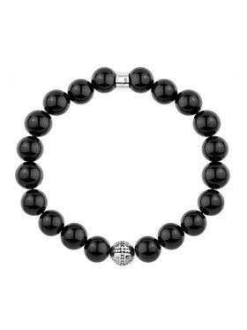 Manoki manoki Bransoletka BA1117B Czarny