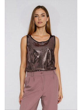 NIFE NIFE Halenka B219 Měděná Regular Fit