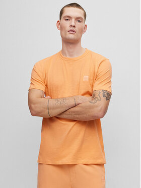 Boss Boss T-Shirt 50478771 Orange Regular Fit