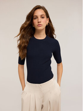 Motivi Motivi Cardigan M417W003511N034 Blu Slim Fit