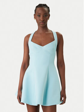 Bardot Bardot Φόρεμα κοκτέιλ Deserae Halter Neck 60380DB Γαλάζιο Regular Fit