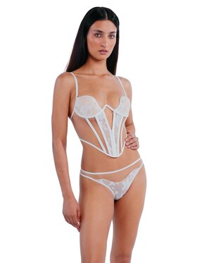 Perilla Perilla Stringi Stringi Harlow Off-White Biały
