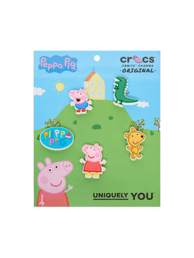 Crocs Crocs Accesorii pentru pantofi Peppa Pig Character 5Pck 10015107 Colorat