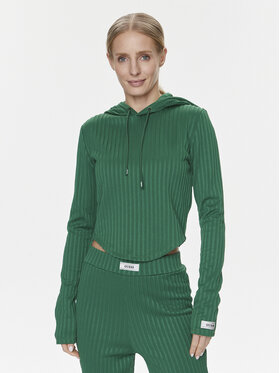 Guess Guess Bluză Anneka V4RQ03 KC2U2 Verde Regular Fit