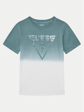 Guess Guess T-Shirt L5GI27 I3Z14 Grün Regular Fit