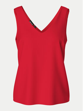 Pieces Pieces Marškinėliai Franan 17146424 Raudona Regular Fit