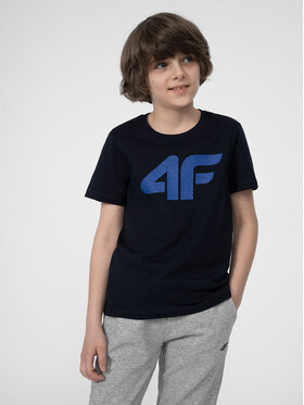 4F 4F Tričko 4FJSS23TTSHM293 Tmavomodrá Regular Fit