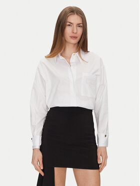 Elisabetta Franchi Elisabetta Franchi Cămașă CA-092-51E2-V380 Alb Regular Fit