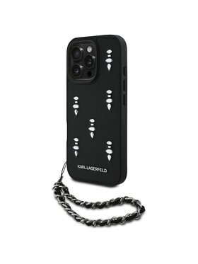 KARL LAGERFELD KARL LAGERFELD Etui na telefon Apple iPhone 16 Pro Czarny
