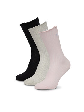 Roxy Roxy Dlhé ponožky AS_ROXY_01W_SS25 (3-PACK) Ružová