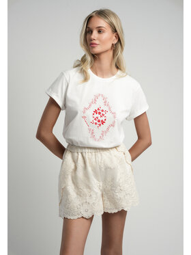 BIZUU BIZUU T-Shirt MIRE Bílá Standard Fit