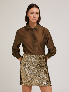 Motivi Motivi Camicia 5392W100455N035 Verde Regular Fit