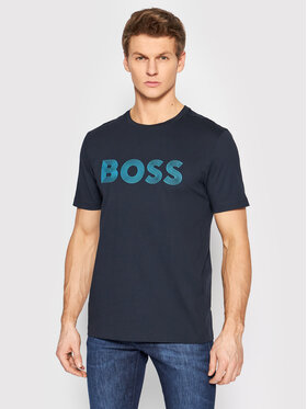 Boss Boss T-shirt Tee 6 50466608 Tamnoplava Regular Fit