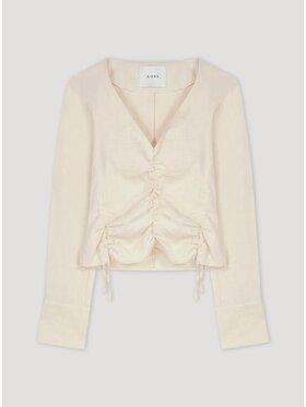 Róhe Róhe Top 407-20-032-139 Beige Regular Fit