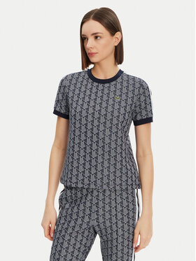 Lacoste Lacoste Футболка TF3244 Cиній Slim Fit