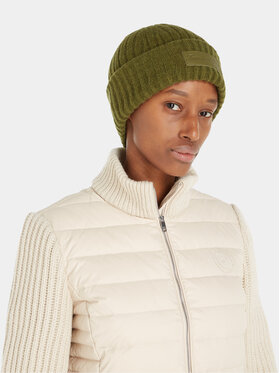 Tommy Hilfiger Kapa Tommy Twist Beanie AW0AW15325 Zelena