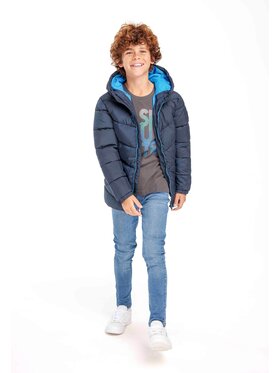 MINOTI MINOTI Kurtka zimowa 15coat 21 Niebieski Regular Fit