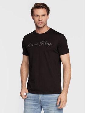 Armani Exchange Armani Exchange T-Shirt 6LZTHB ZJBVZ 1200 Černá Slim Fit