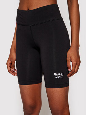 Reebok Reebok Sportovní kraťasy Identity Logo GL4694 Černá Slim Fit