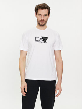 EA7 Emporio Armani EA7 Emporio Armani T-Shirt 3DPT36 PJULZ 1100 Biały Regular Fit