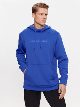 Under Armour Under Armour Majica dugih rukava Ua Armour Fleece Graphic Hd 1379744 Plava Loose Fit