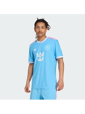 adidas adidas Koszulka techniczna 154873 Błękitny Slim Fit