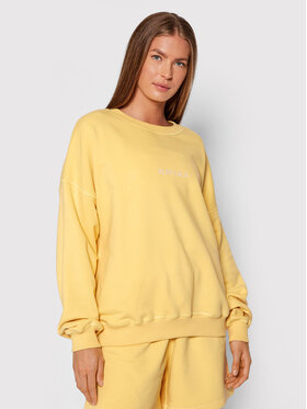 PLNY LALA PLNY LALA Sweatshirt Flora PL-BL-FO-00024 Gelb Oversize