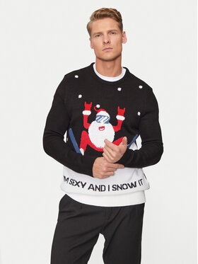 Only & Sons Only & Sons Sweater Xmas 22031170 Fekete Regular Fit