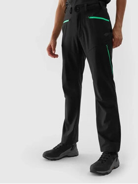 4F 4F Spodnie outdoor 4FAW23TFTRM363-20S Czarny Regular Fit
