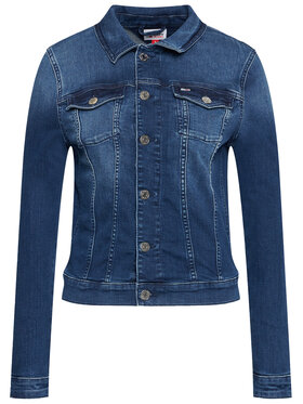 Tommy Jeans Tommy Jeans Geacă de blugi Vivianne DW0DW09219 Bleumarin Slim Fit