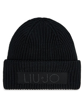Liu Jo Liu Jo Шапкa Cappello Logo Applic 2F3041 M0300 Чорний