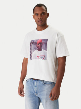 Guess Jeans Guess Jeans Тишърт M5BI3G K8FQ4 Бял Regular Fit