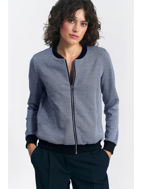 NIFE NIFE Bluza BL05 Granatowy Regular Fit