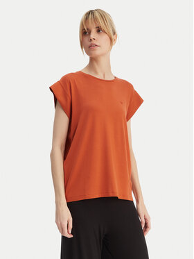 Emporio Armani Emporio Armani Majica EW003407 AF20240 U4098 Rdeča Regular Fit