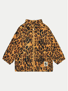 MINI RODINI Mini Rodini Felpa di pile Leopard 1000006013 Marrone Regular Fit
