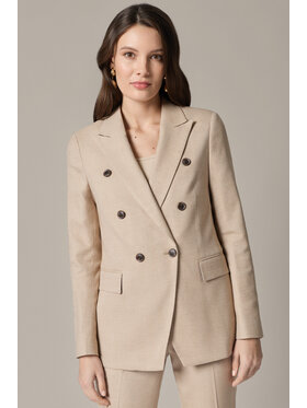 Lancerto Lancerto Marynarka Stradella MA131126000035 Beżowy Regular Fit
