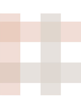 Dekornik Dekornik Tapeta Provence check beige pink big Różowy