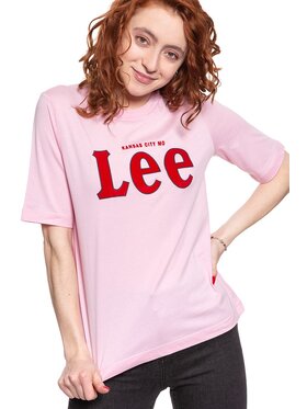 Lee Lee T-shirt TEE Rosa Regular Fit