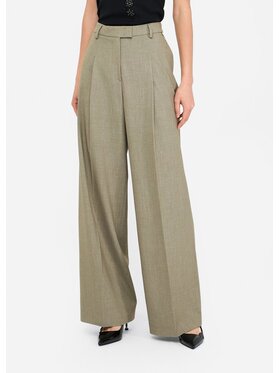 Liu Jo Liu Jo Pantalone da abito CF5257T054A02973 Verde Regular Fit