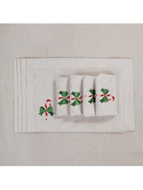 Roseberry Home Roseberry Home Podkładka na stół Candy Cane Mirha Beżowy