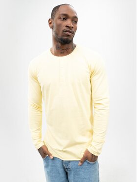 Machinist Machinist Longsleeve Longsleeve Męski Zółty rozpinany na guziki M Żółty Regular Fit