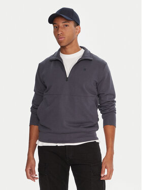 G-Star Raw G-Star Raw Суитшърт Nifous Half Zip D26305-D566 Тъмносин Regular Fit