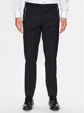 KARL LAGERFELD KARL LAGERFELD Kostiuminės kelnės 255047 532083 Juoda Regular Fit