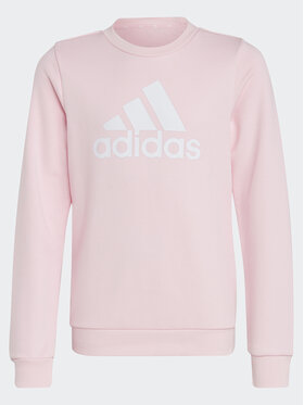 adidas adidas Bluza Essentials Big Logo IC6119 Różowy Slim Fit