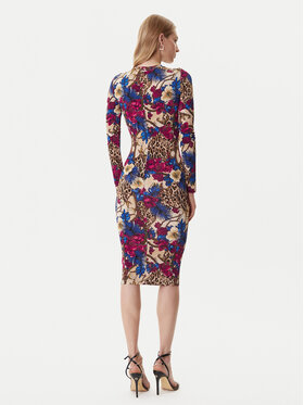 Just Cavalli Just Cavalli Ikdienas kleita 79PAO952 JS531 Daudzkrāsains Slim Fit
