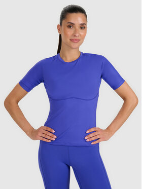 4F 4F Koszulka techniczna TRAINING Niebieski Slim Fit