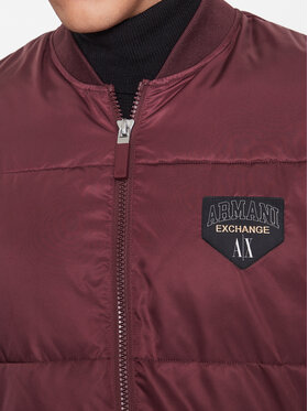 Armani Exchange Bomber Jakna 6RZB23 ZNJ7Z 14AU Bordo Rdeča Regular Fit