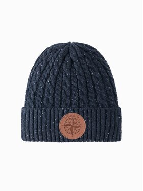 Ombre Ombre Czapka OM-ACWH-0121 Granatowy