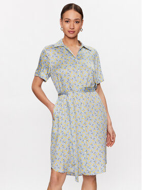 United Colors Of Benetton United Colors Of Benetton Повсякденна сукня 4JUZDV04D Голубий Regular Fit
