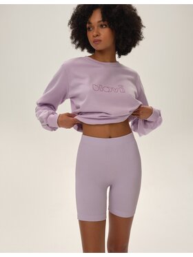 Esotiq Esotiq Szorty materiałowe 42039 Fioletowy Regular Fit